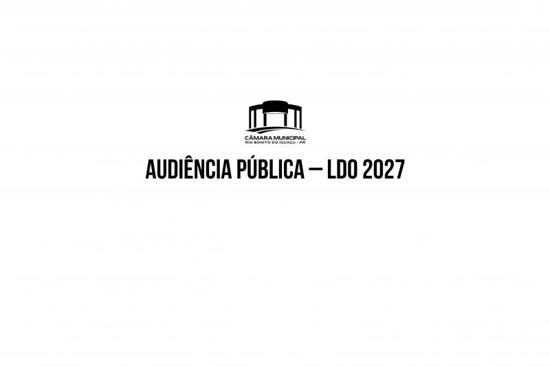 AVISO DE AUDIÊNCIA PÚBLICA